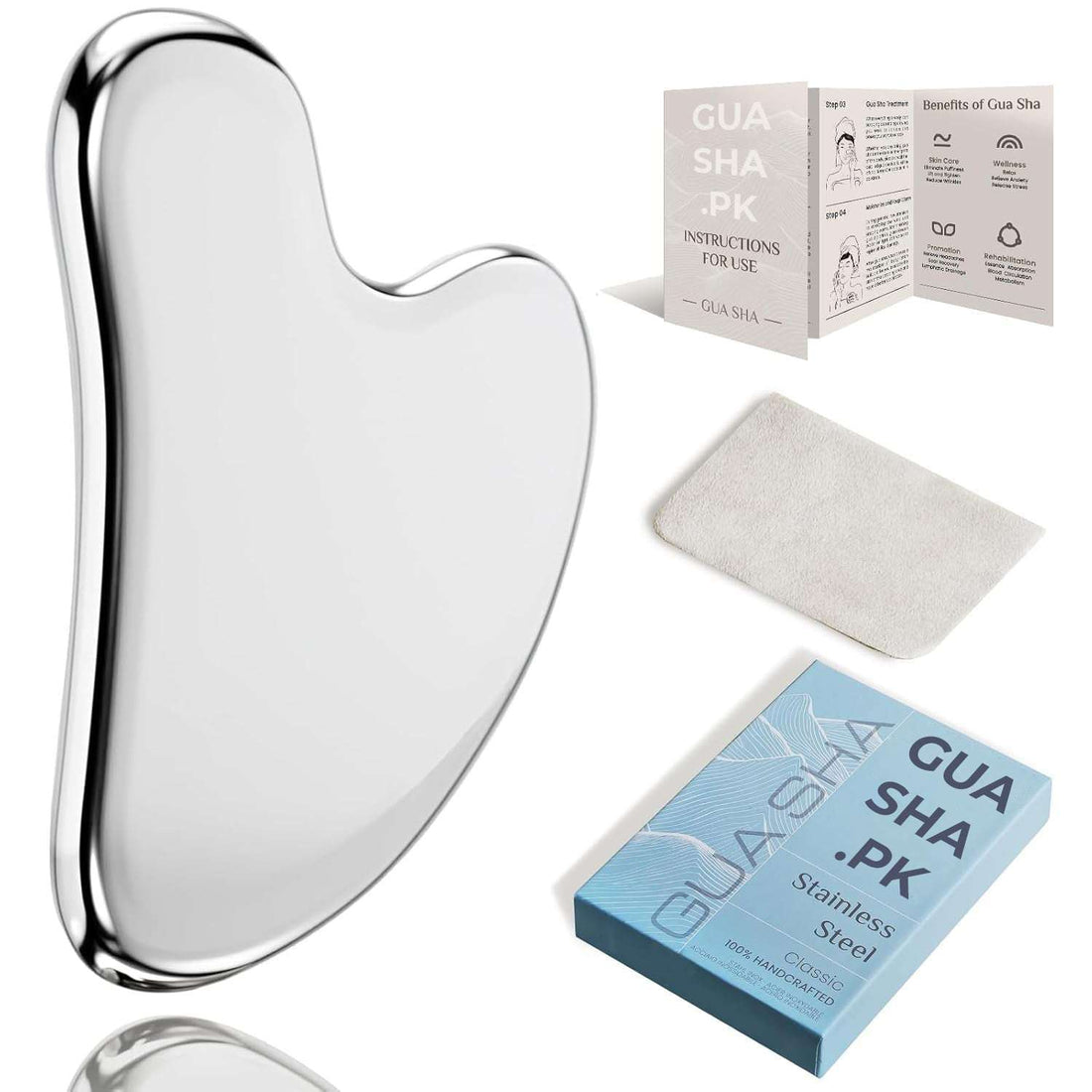 Gua Sha Facial Massage Tool Jawline Sculpting