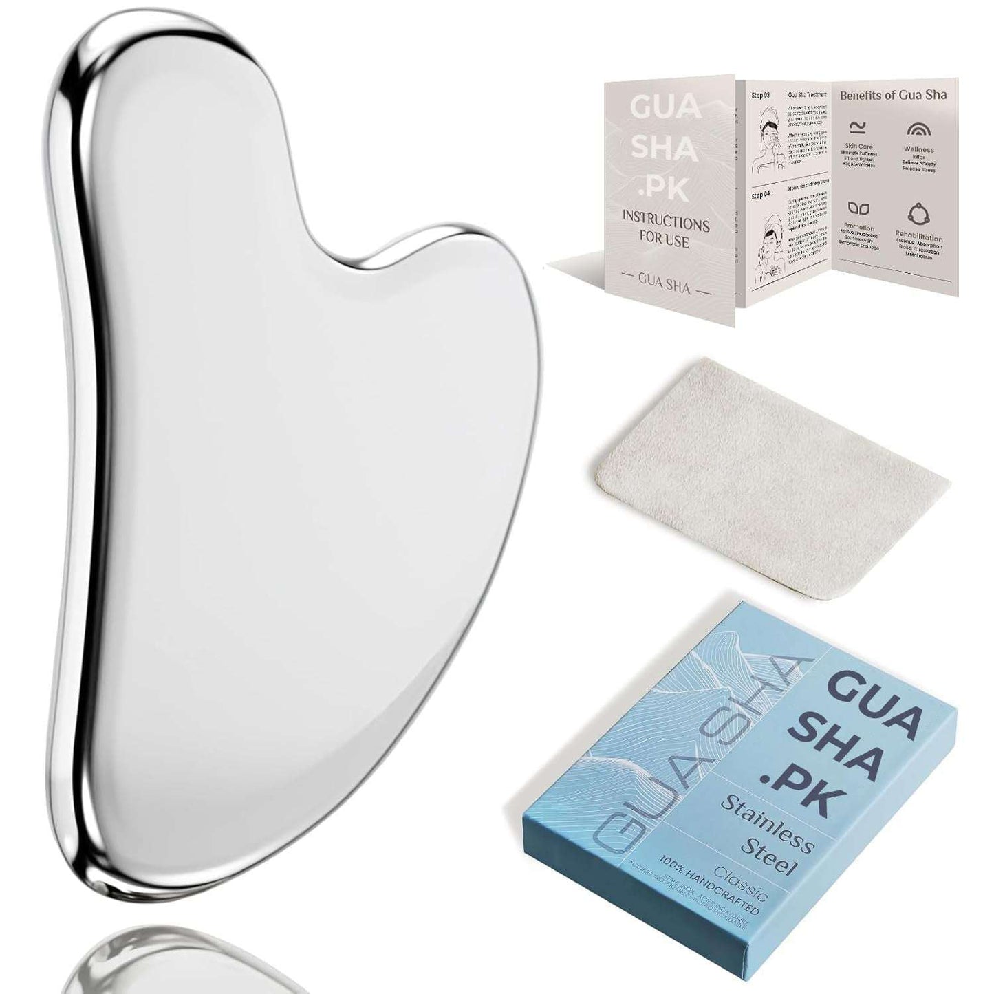Gua Sha Facial Massage Tool Jawline Sculpting
